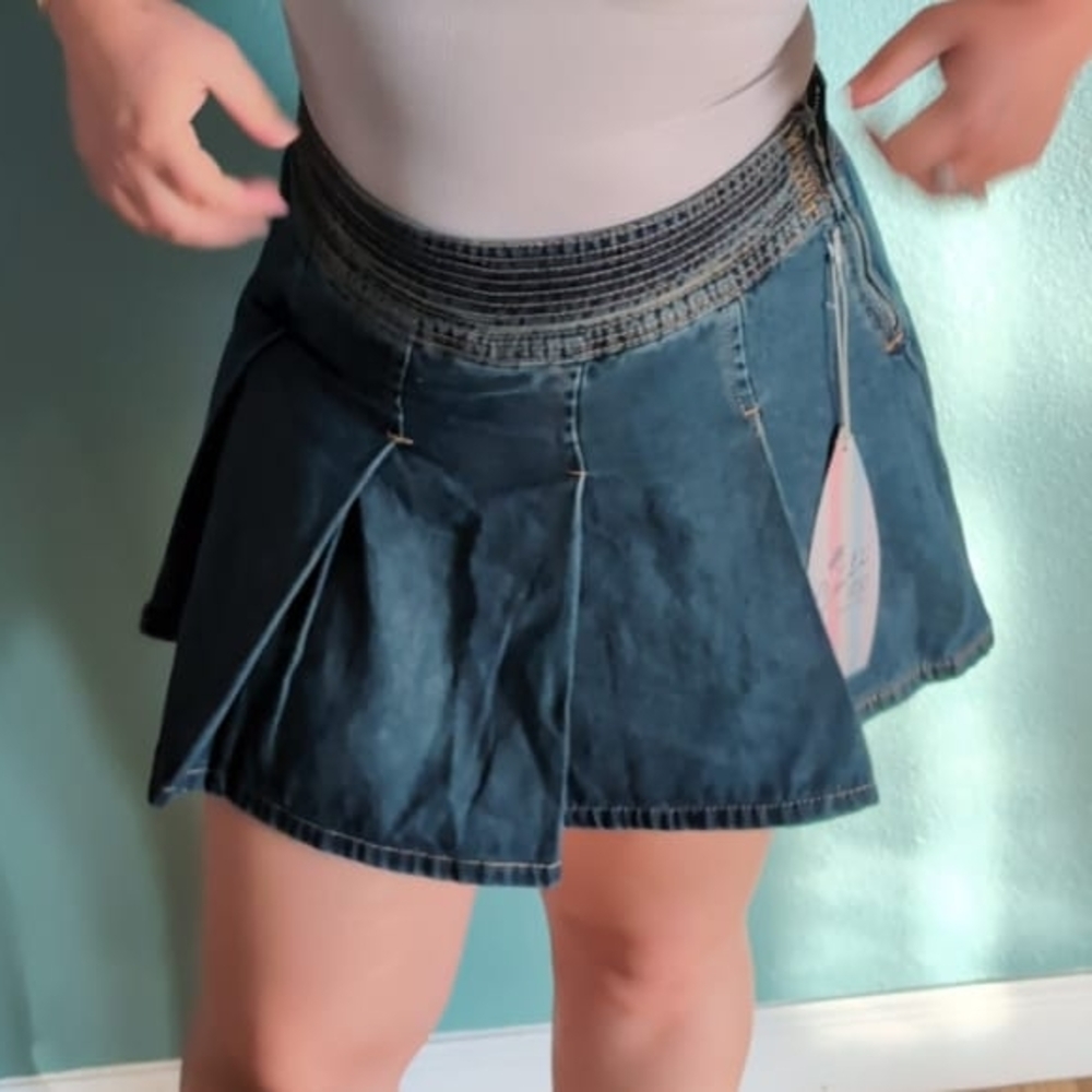 Denim Mini Skirt